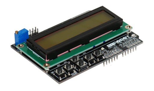 Keypad LCD1602 żółto-ziel do Arduino, nowy, [f-ma]