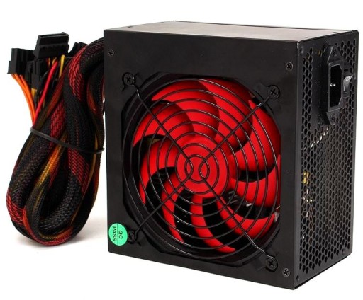 nowy ZASILACZ 550W BLACK 80+ 14cm 4xSATA 2xPCI-e