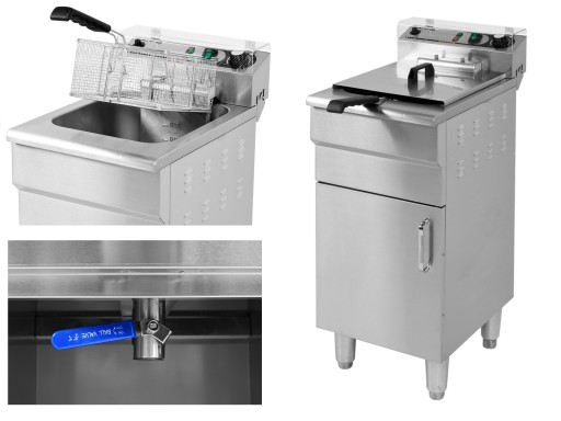 FRYTOWNICA FRYTKOWNICA 16L SZAFKA 400V 5kW INOX