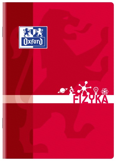 Zeszyt tematyczny A5 60 kartek OXFORD FIZYKA kratka 90g/m2 400092593