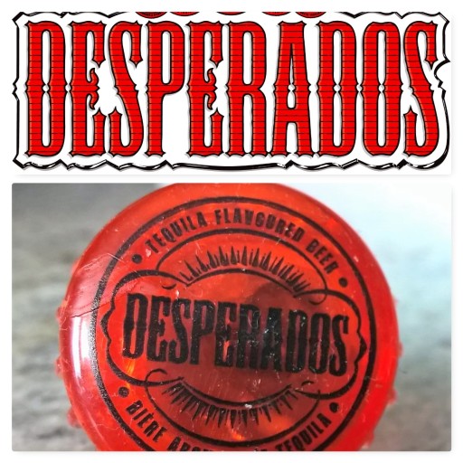 DESPERADOS BEER pierścionek 3szt CZERWONY