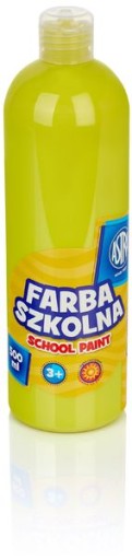 Farba szkolna ASTRA plakatowe 500 ml cytrynowa