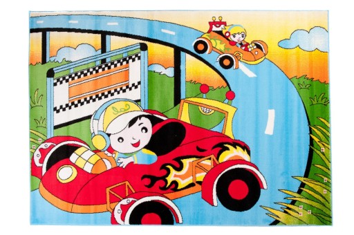 DYWAN FUN KIDS 200x290 DZIECI Kierowca Auto 717bl