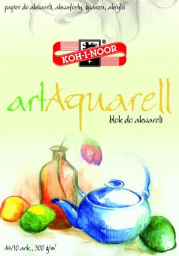 KOH-I-NOOR blok akwareli ARTAQUARELL A4 10ark 300g