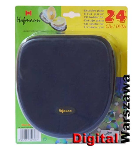 Pokrowiec Etui na 24 płyty CD/DVD HOFMANN Blue