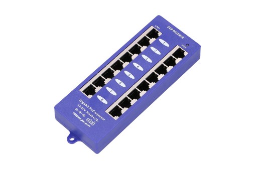 Adapter PoE Gigabit - 8 portów LAN, 8 portów PoE