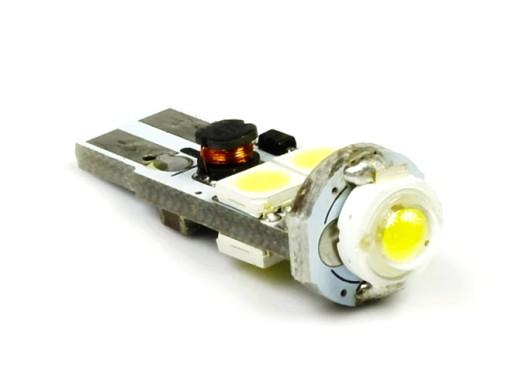 LED W5W HIGH POWER + SMD T10 CANBUS CAN BUS