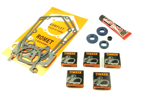 ŁOŻYSKA USZCZELKI ROMET KOMAR MOTORYNKA TIMKEN