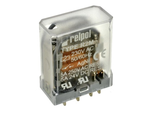 RELPOL Przekaźnik R2M-2012-23-5230 230V 5A DPDT