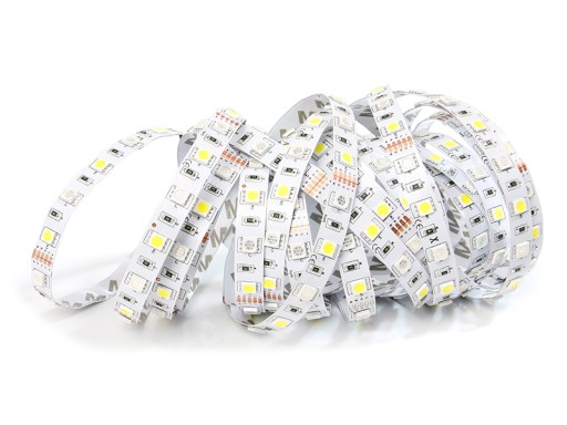 Taśma LED SMD 5050 RGBW 5m IP20 12V + zimna 6000K
