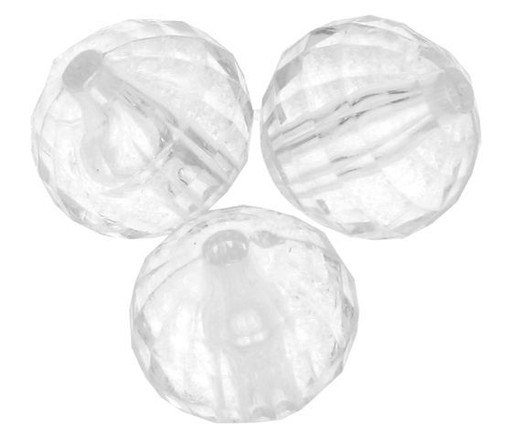 Koraliki Akrylowe Kryształki Crystal 16mm 20g~9szt
