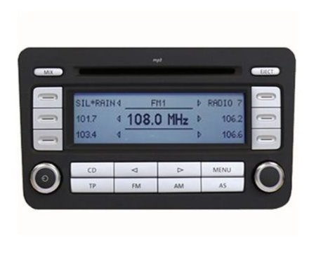 Vw rcd500 mp3 6cd радио фабричная, фабричный - vw golf v passat b6 кадди touran eos1 - фото