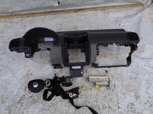 Торпедо консоль подушки airbagi vw touran и 03->1 - фото