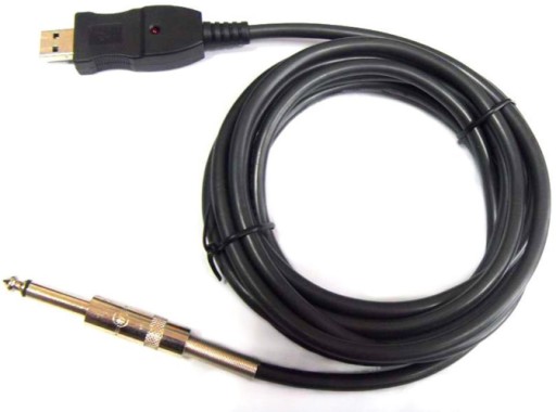 Kabel USB Gitary Jack 6,2 mm Interfejs 3 m Wwa