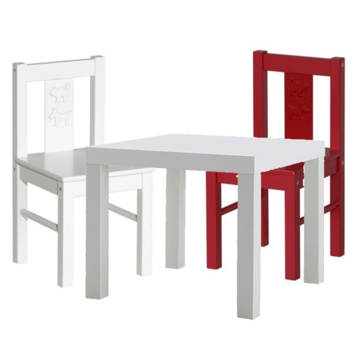 Ikea 2 Krzeselka Kritter Kolor Mammut Stolik Lack 6714567803 Allegro Pl