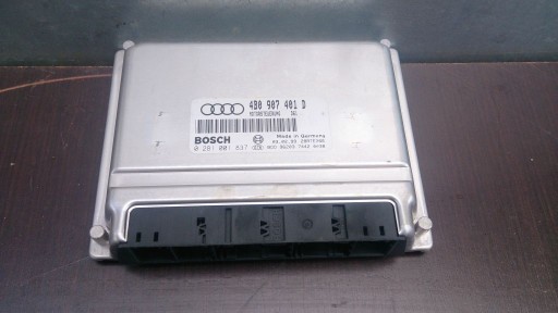 4B0907401D - AUDI A6 C5 БЛОК УПРАВЛЕНИЯ ДВИГАТЕЛЕМ 4B0907401D 2.5TDI AKN