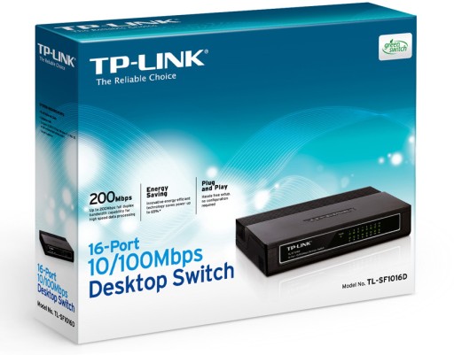 TP-LINK TL-SF1016D SWITCH 16-PORT 10/100Mbps LAN