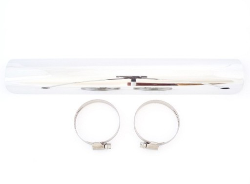 ХРОМОВАНА ТРУБА ГЛУШНИКА 350 ГЛАДКА