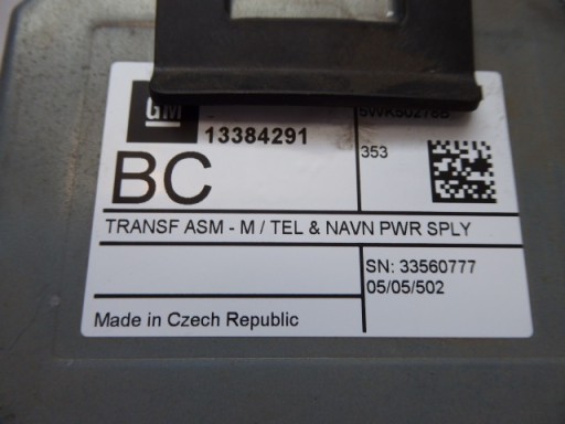modul RADIA TELEFONU OPEL INSIGNIA LIFT 13384291
