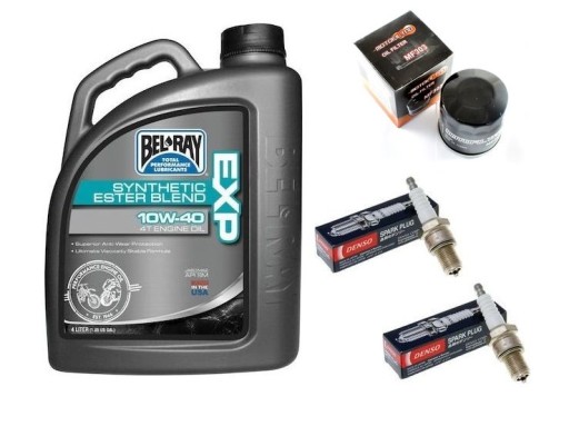 Масло Bel Ray, масляный фильтр, свечи зажигания, KAWASAKI KLE 650