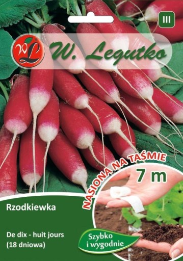 Rzodkiewka 18 Dniowa Nasiona Na Tasmie Wczesna 5971542470 Allegro Pl