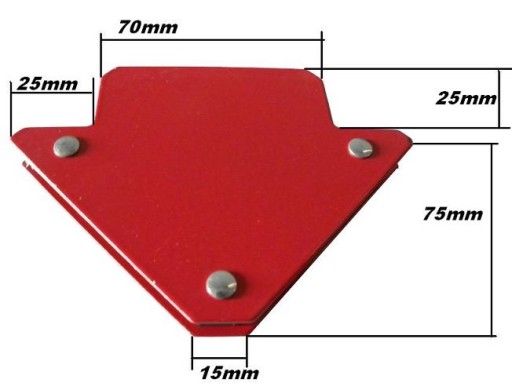 Магнитный уголок для сварки чертеж