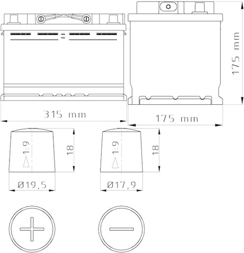 Fiamm Pro 12V 85Ah 760A/EN L4B 85P Autobatterie Fiamm. TecDoc