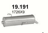 ГЛУШНИК КІНЦЕВИЙ PEUGEOT 206 19.191