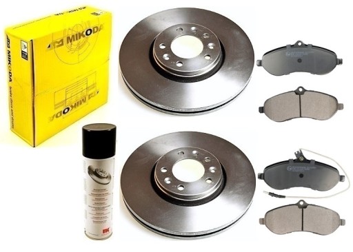 Диски колодки JUMPY SCUDO EXPERT 2007-передня 304mm