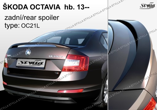 spoiler spojler do Skoda Octavia MK3 2012-- 3 typy OC20L za 398 zł