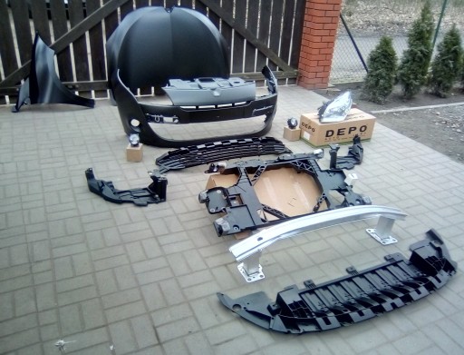 MEG2008MZBE - RENAULT MEGANE III 2008 - КАПОТ + БАМПЕР + БАЛКА