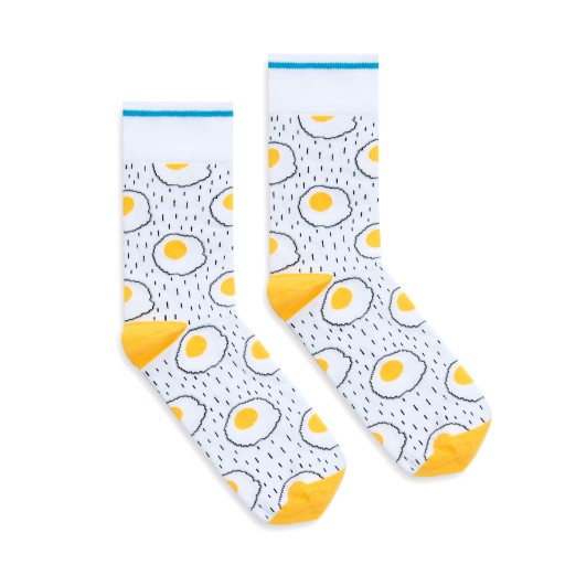 PONOŽKY DLHÉ BANÁNOVÉ SOCKS 42-46 EGGS POĽSKÉ