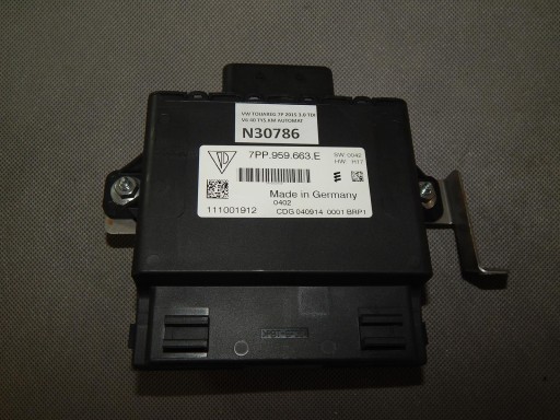 VW TOUAREG modul napětí 7PP959663E