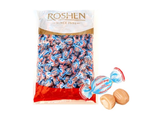 Karamelové cukríky SWEET DROP Roshen 1000 g 1kg