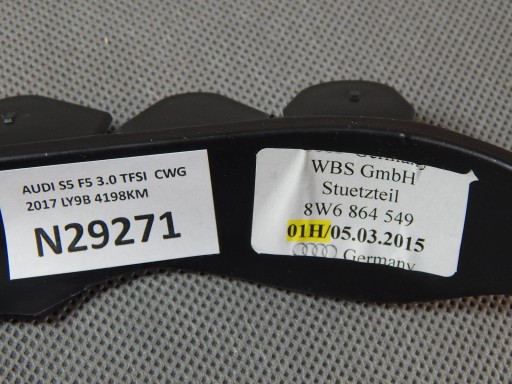 AUDI S5 F5 plastic holder left 8W6864549