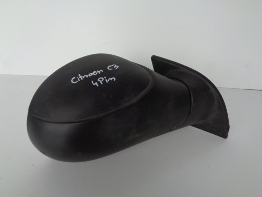 mirror right CITROEN C3 02- 4 PIN