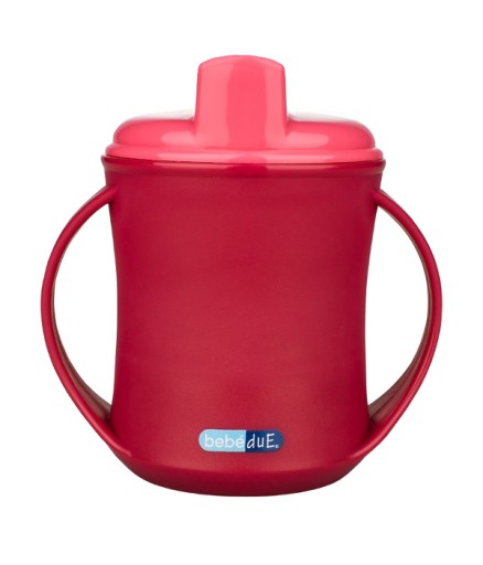 Кружка Bebe Due C\u0026f 200 мл 0 м+ червона