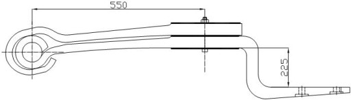 2817 - РЕСОРА РЕСОРИ KASSBOHRER 2P 80 550/470