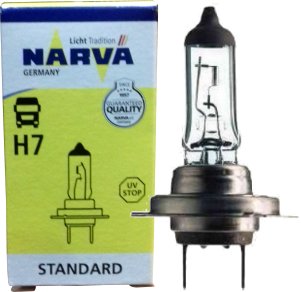 483283000 NARVA H7 12V 55W Halogène Ampoule, projecteur longue portée