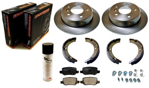 Диски колодки MERCEDES A Class W168 VANEO w414 задній