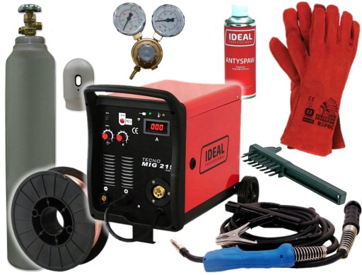 Полуавтоматический сварочный аппарат TECNOMIG 215 MMA IDEAL Kit