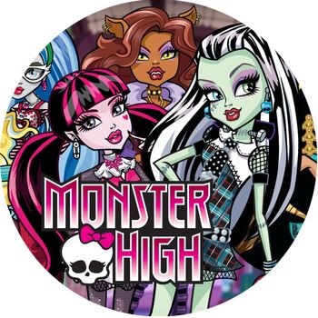 Oplatek Na Tort 20 Cm Monster High Urodziny Party 6757797048 Allegro Pl