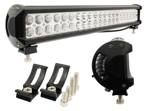 ПАНЕЛЬ LED (СВЕТОДИОД ) ФАРА РАБОЧАЯ ПРОТИВОТУМАНКА 126W 12600LM изображение 1