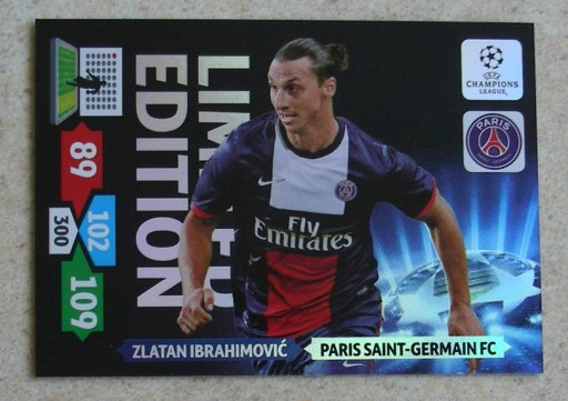 Zdjęcie oferty: Karta Limited Champions League 2013/14 IBRAHIMOVIĆ