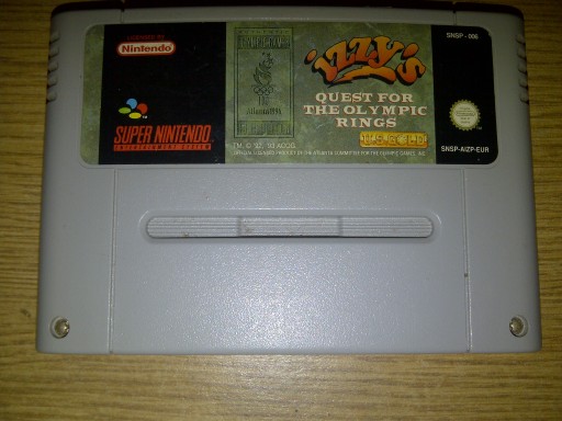 Zdjęcie oferty: IZZY'S QUEST FOR THE OLYMPIC RINGS SNES PAL