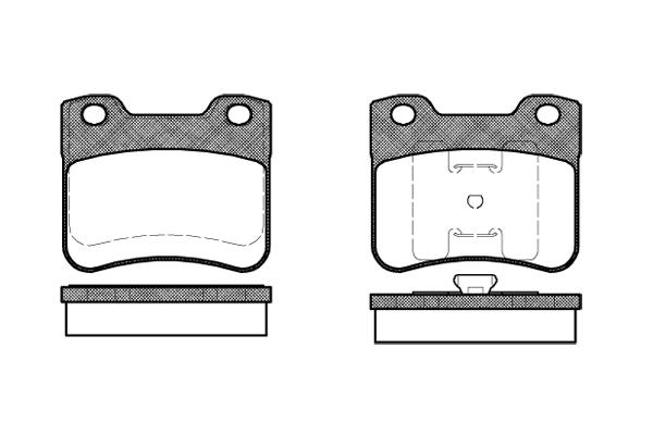 PADS RH FRONT FRONT CITROEN SAXO PEUGEOT 106 photo 2 - milautoparts-fr.ukrlive.com