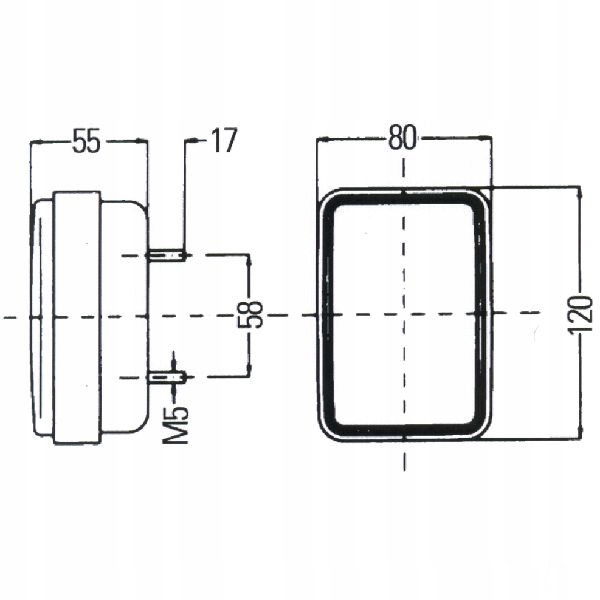 FEU ARRIÈRE JUMELÉE 120X80MM PRAWA-LEWA HELLA 2S photo 2 - milautoparts-fr.ukrlive.com