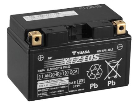 BATTERY YUASA YTZ10S 12V 9.1AH 190A TTZ10 JAPAN photo 1 - milautoparts-fr.ukrlive.com