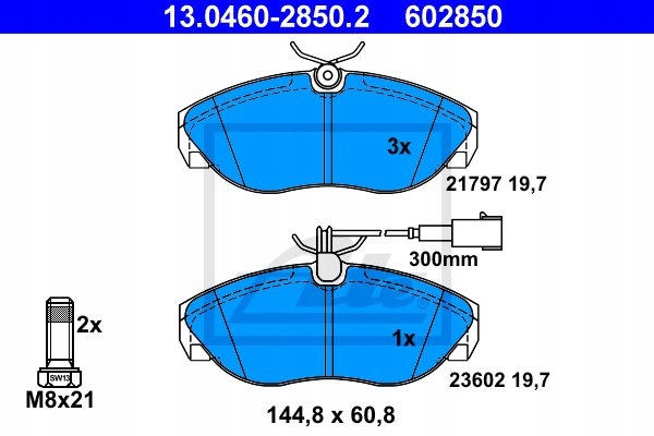 DISQUES SABOTS DE FREIN ATE AVANT - FIAT DUCATO VENTILLÉ photo 3 - milautoparts-fr.ukrlive.com