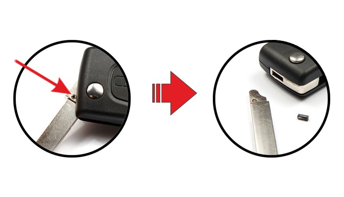 CASING REMOTE CONTROL KEY FOLDED FOR CAR PEUGEOT 207 307 308 407 SW photo 2 - milautoparts-fr.ukrlive.com